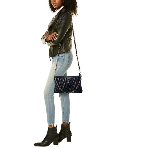 Valentino by Mario Valentino Vanille D Leather Shoulder Bag - Picture 4 of 5